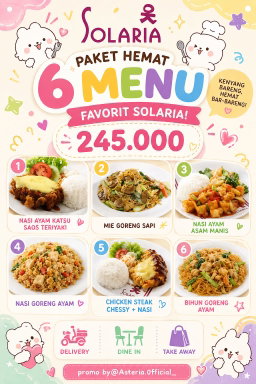MENU FAVORIT SOLARIA 6