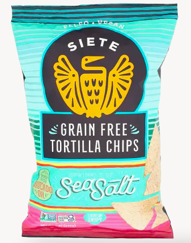 WF003_SIETE 無穀物海鹽香脆片 (Siete Sea Salt Grain Free Tortilla Chips, 5 oz)