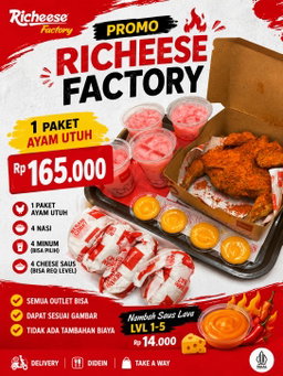 Richeese 1 ekor combo 