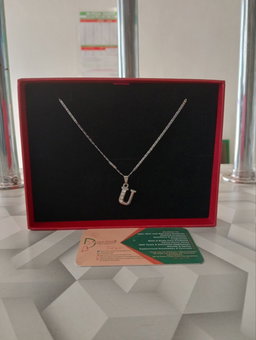 Letter U Pendant Necklace