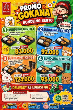 GOKANA bundling bento 