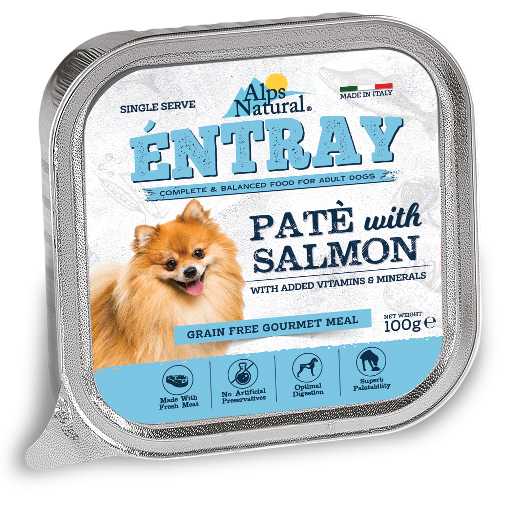 Alps Natural Entray Pate Dog Can (100g)_5