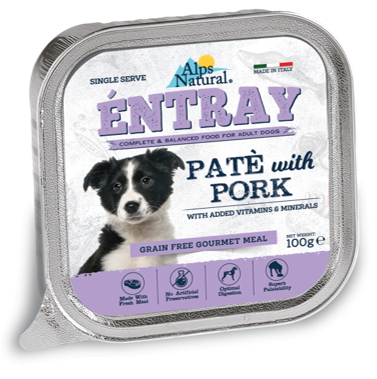 Alps Natural Entray Pate Dog Can (100g)_7