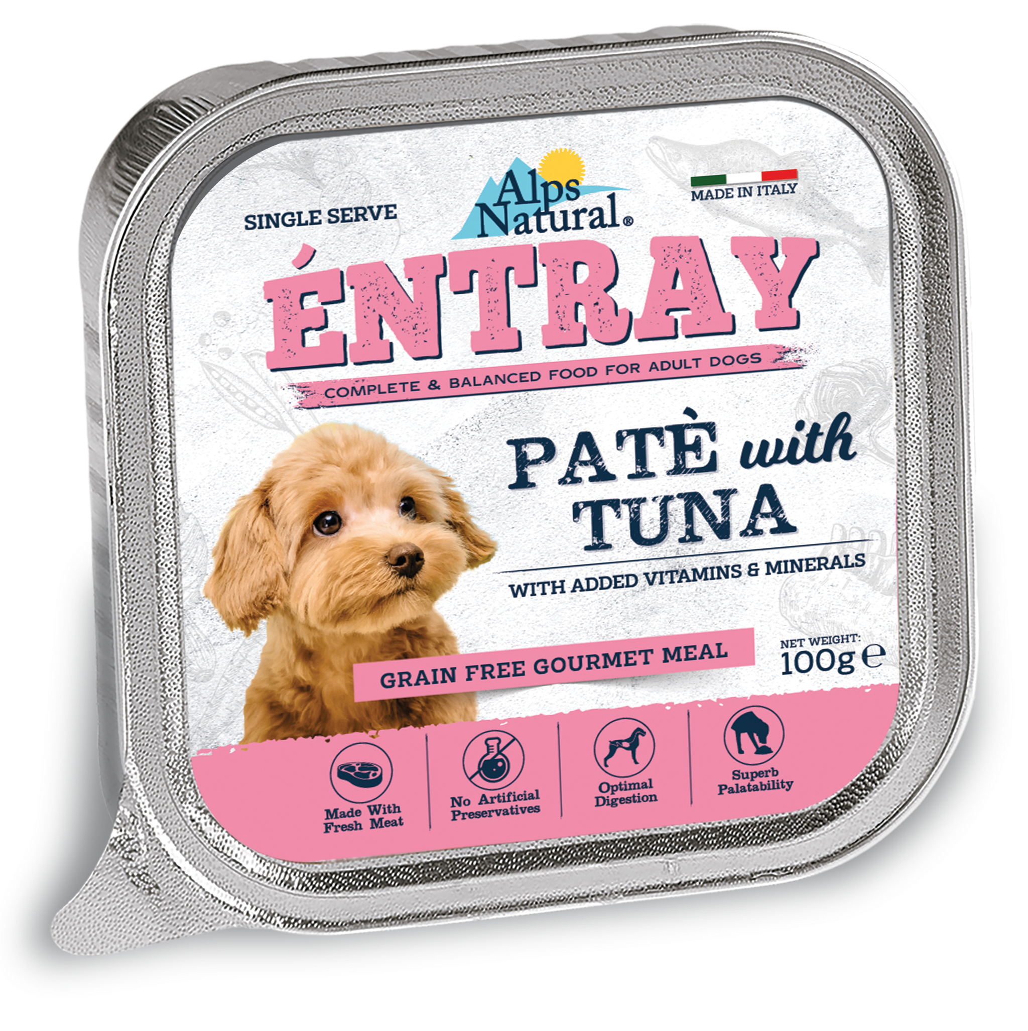 Alps Natural Entray Pate Dog Can (100g)_8