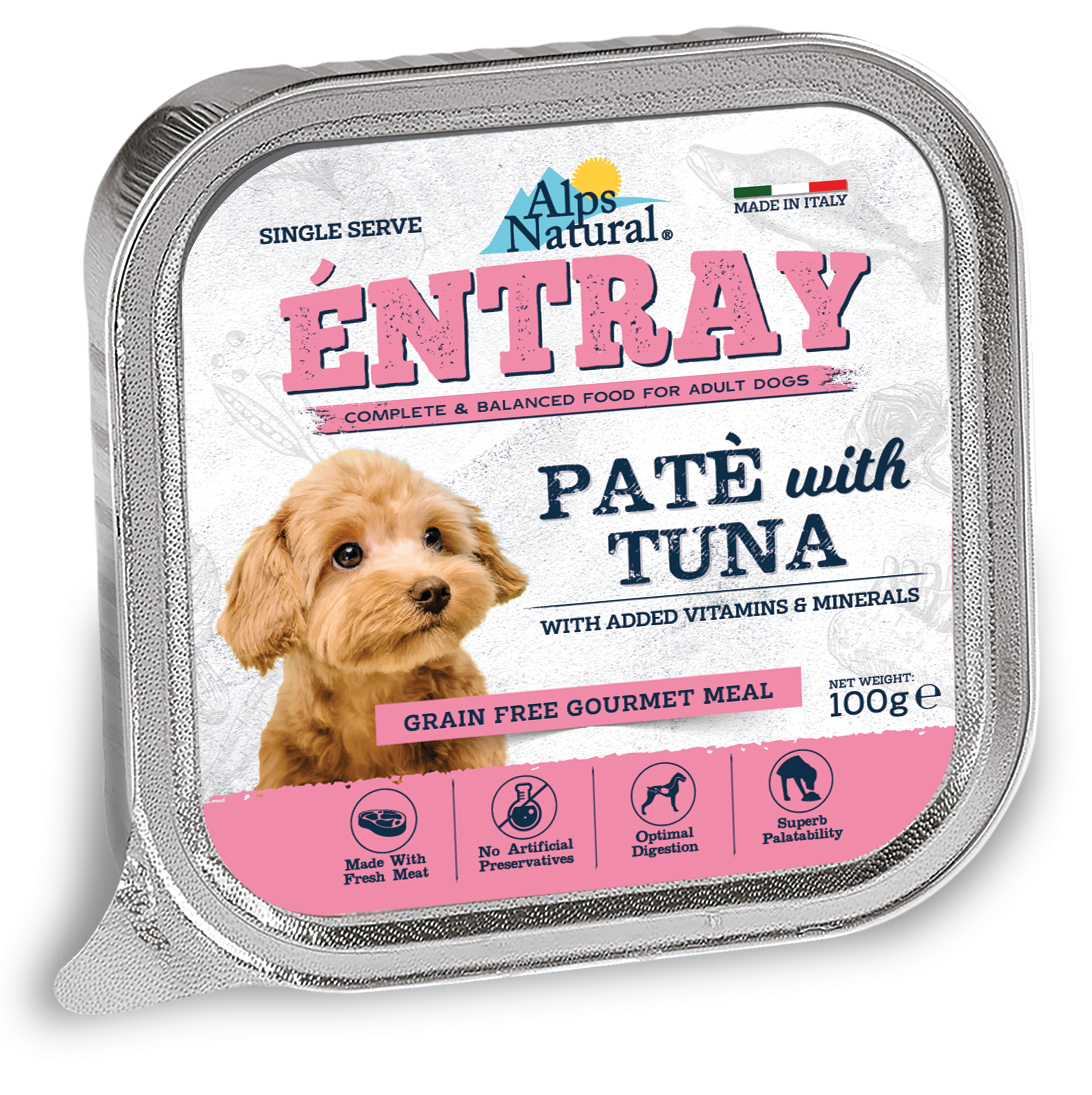 Alps Natural Entray Pate Dog Can (100g)_8