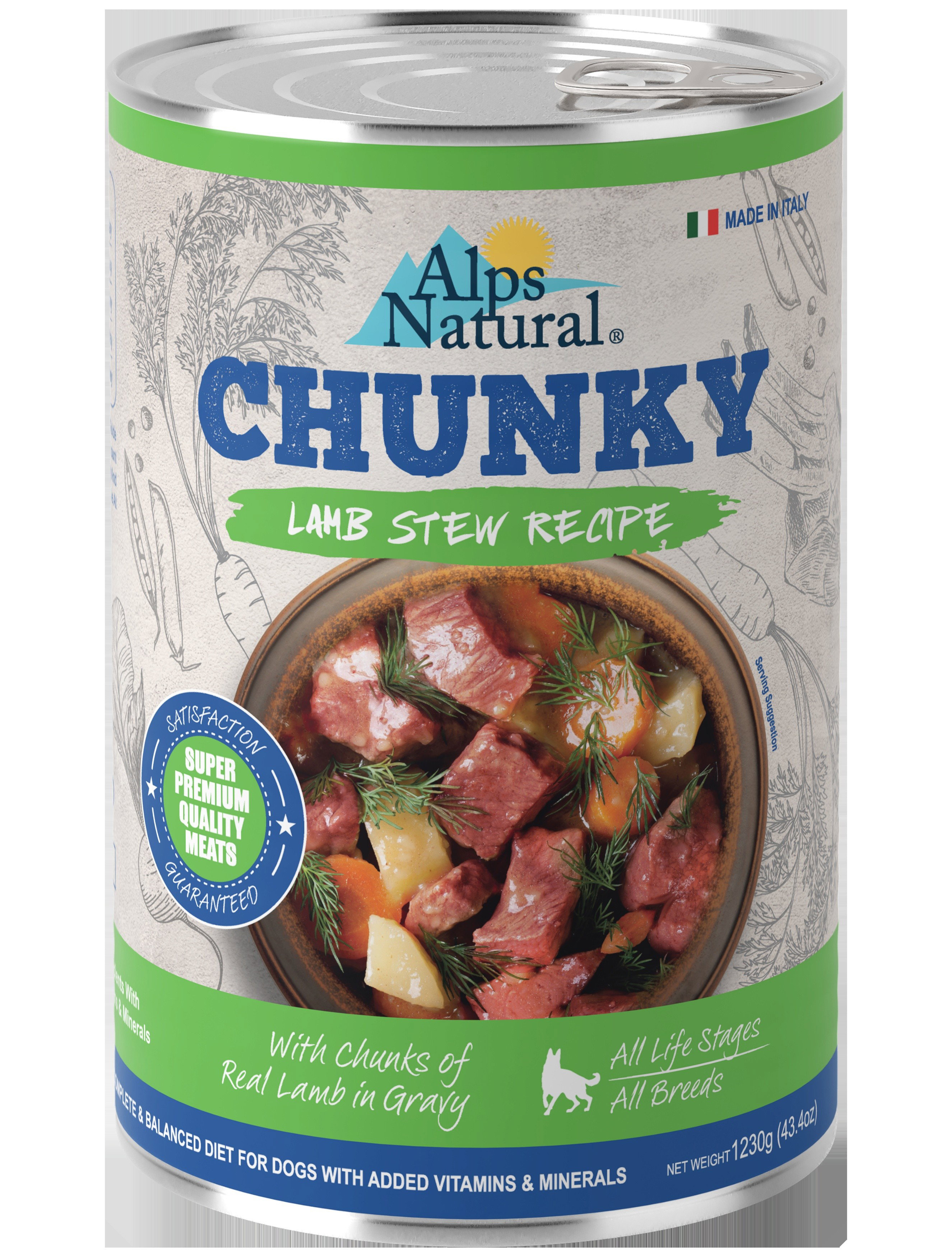 Alps Natural Chunky Dog Canned Food (1230g)_1
