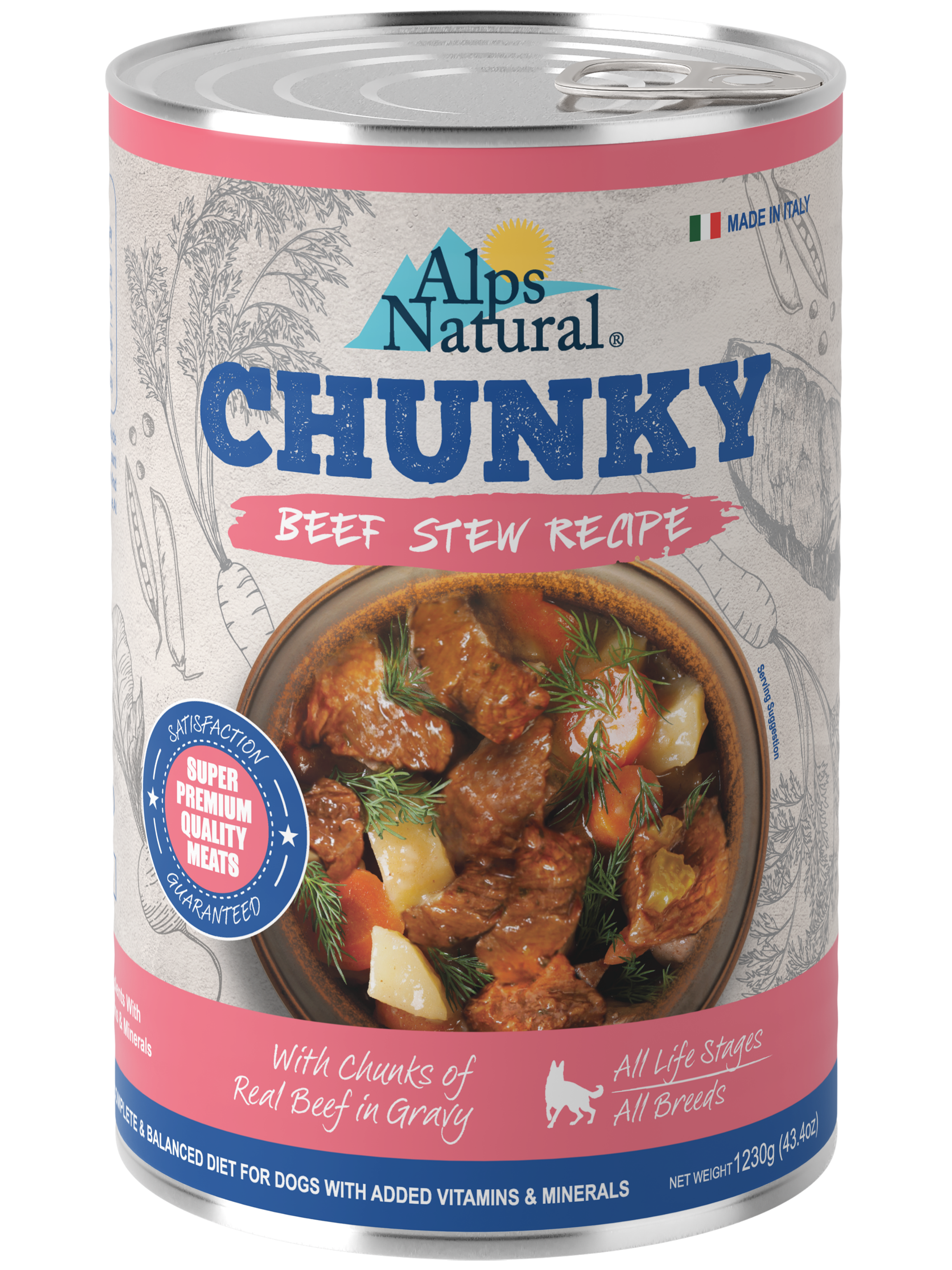 Alps Natural Chunky Dog Canned Food (1230g)_5