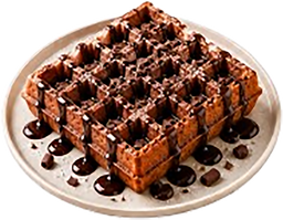 Belgian Waffle with Syrup