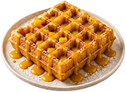 Belgian Waffle with Syrup