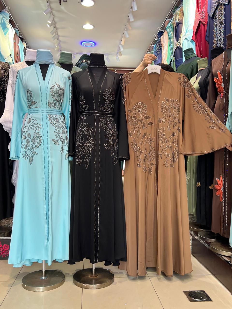Lingeer Dahlia Floral Embroidered Abaya