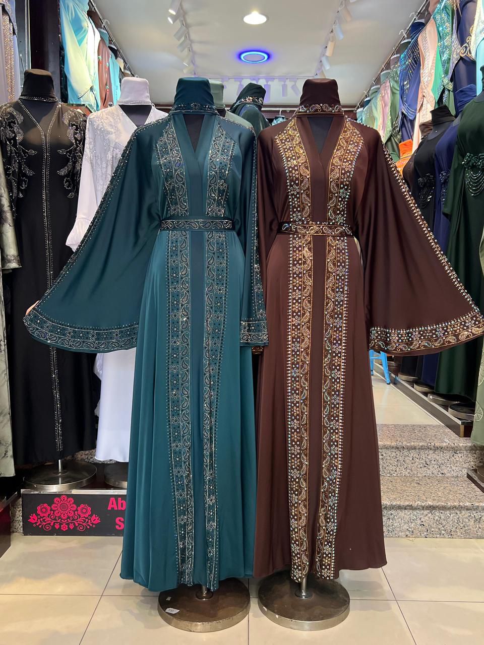 Lingeer Yasmin Ornate Embroidered Abaya