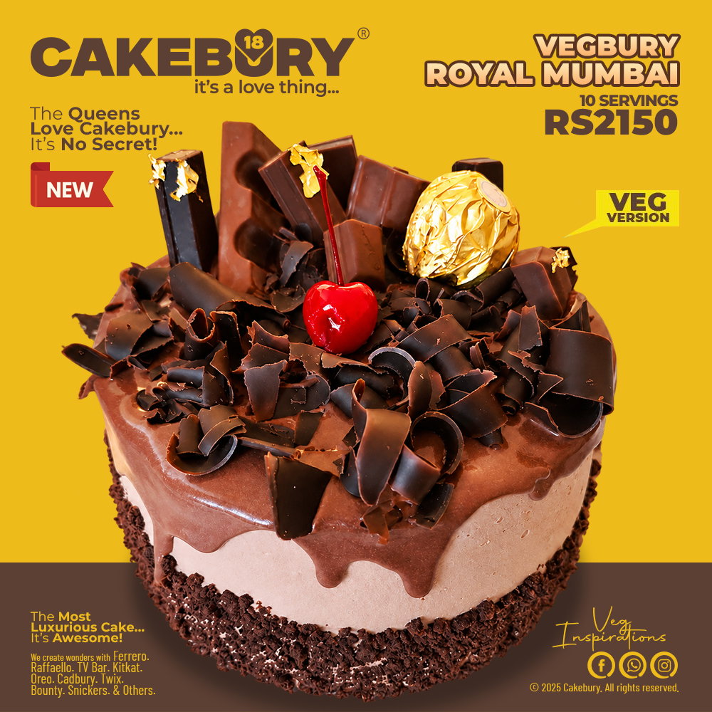 Royal Mumbai Cake (100% VEG)