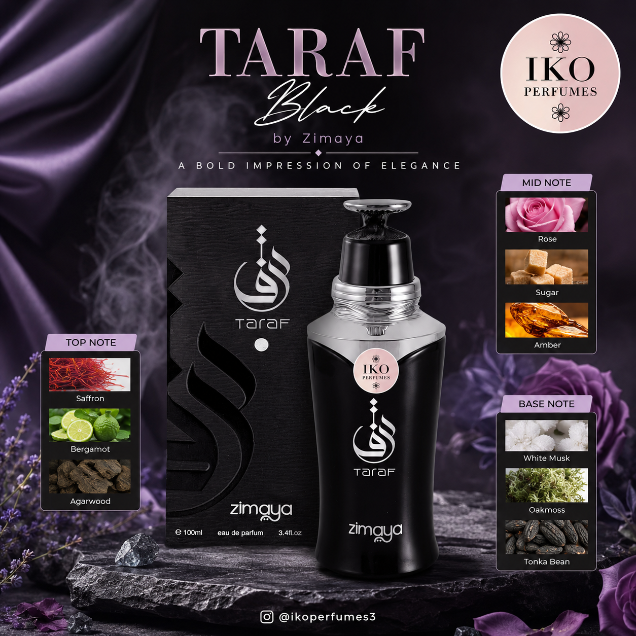 Taraf Black Zimaya |Original Arabic Perfume in Kenya |Iko perfumes _0