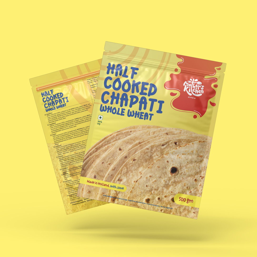 Half cooked chappathi