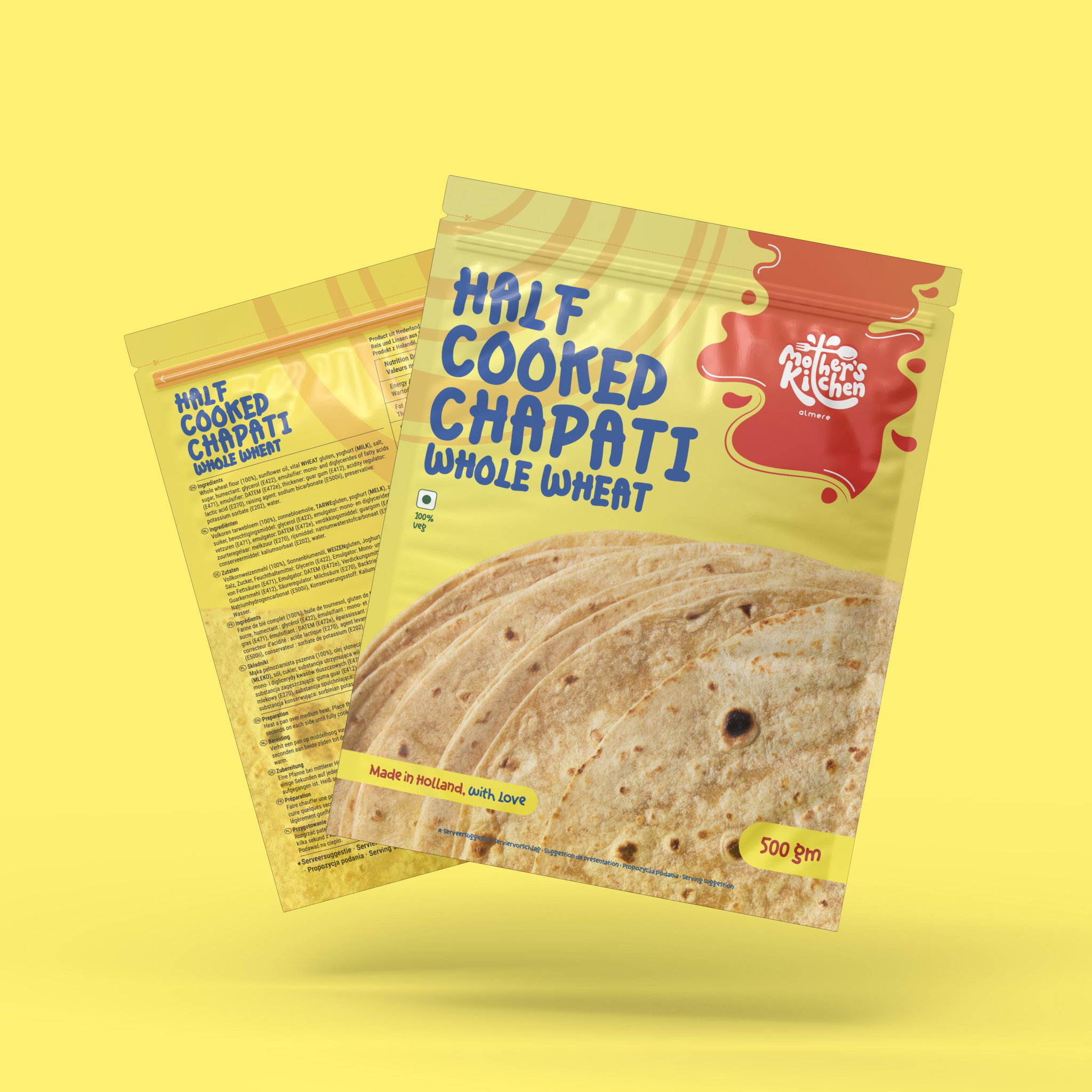 Half cooked chappathi_0