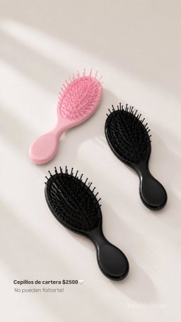 Cepillos de cartera NEGRO
