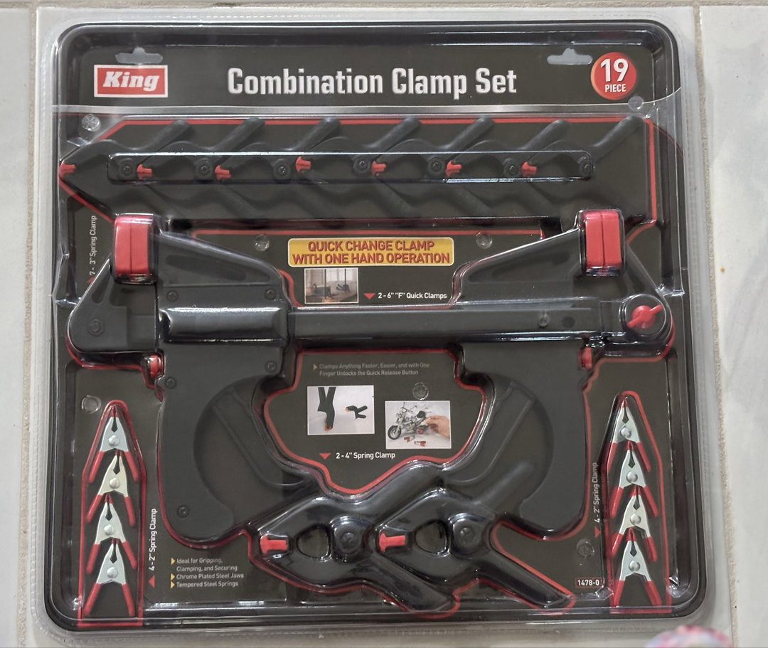 Combination 19piece Clamp Set