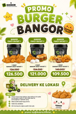 Burger Bangor crazy bucket 1-3