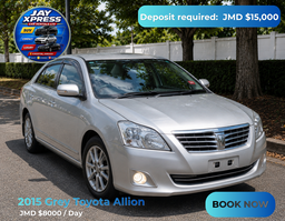2015 Grey Toyota Allion Daily Rental    
