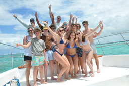 Punta Cana: Private Luxury Family Boat Cruise with snorkeling