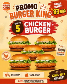 PAKET CHICKEN BURGER 5