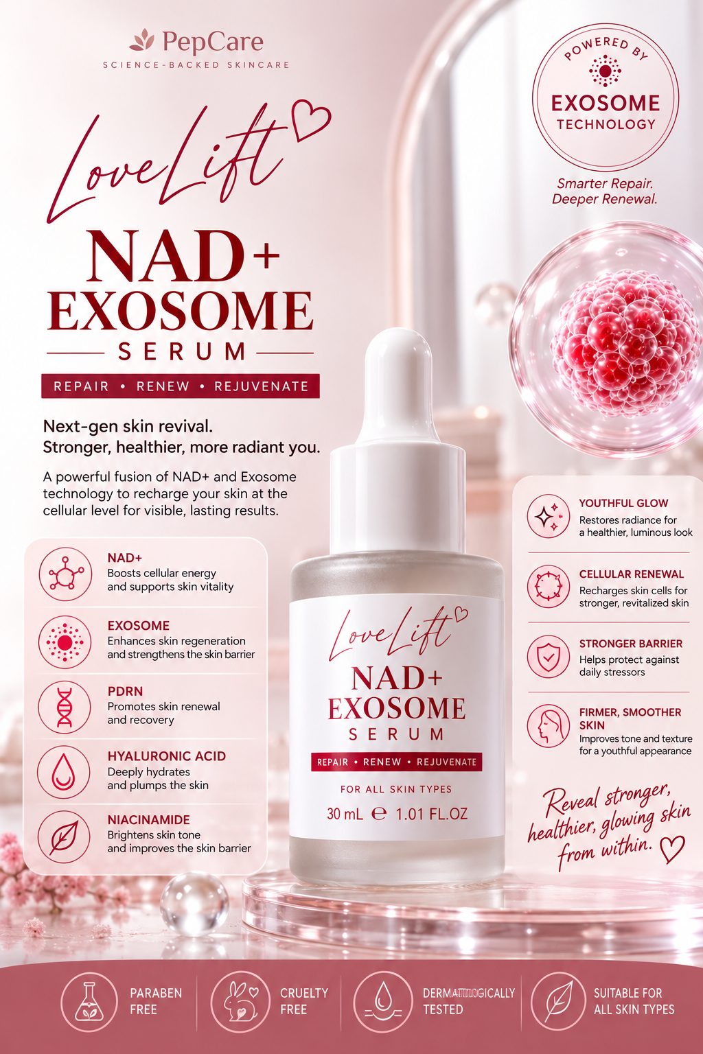 NAD + EXOSOME Serum