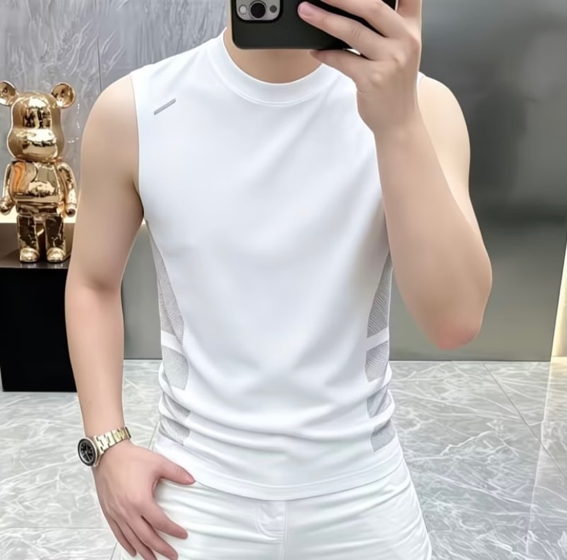 Men's Breathable Mesh Gym Vest & Shorts Co-ord Set (Quick Dry)_4