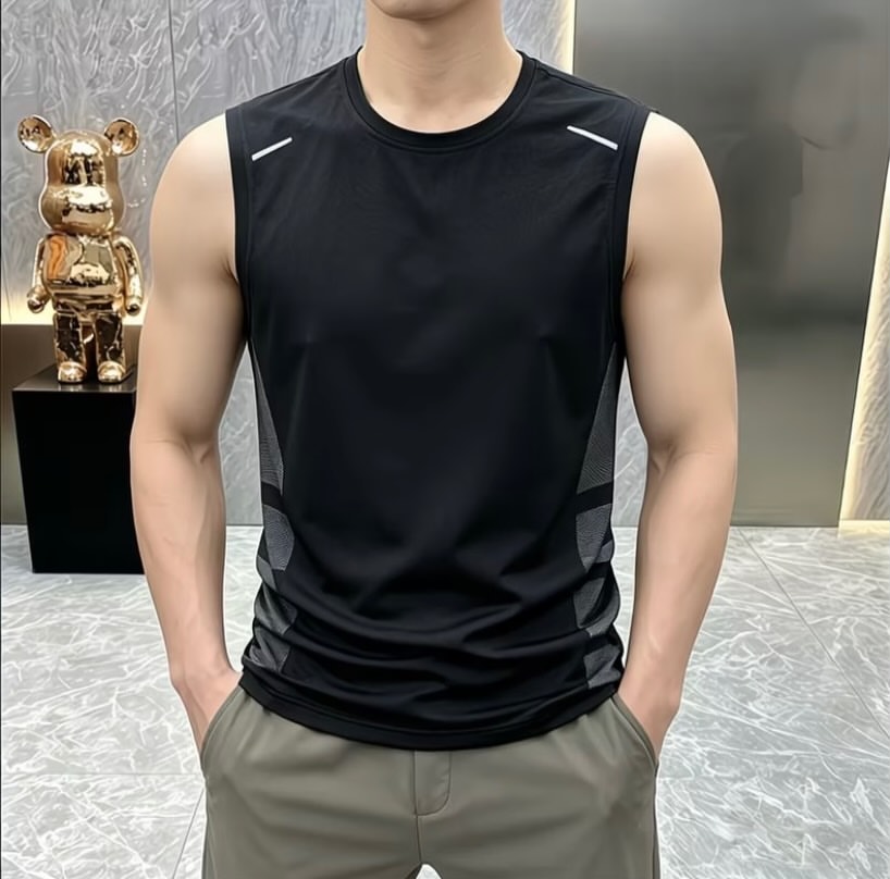 Men's Breathable Mesh Gym Vest & Shorts Co-ord Set (Quick Dry)_3