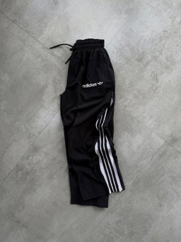 Men's Retro Contrast 3-Stripe Zipper Track Pants (Streetwear Fit)