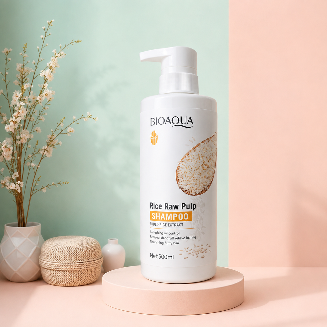 Shampoo de Arroz 🌾 BIOAQUA 500ml