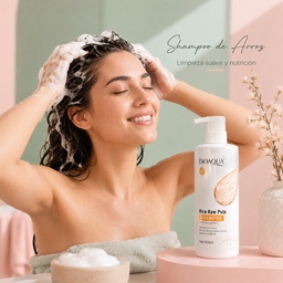 Shampoo de Arroz 🌾 BIOAQUA 500ml