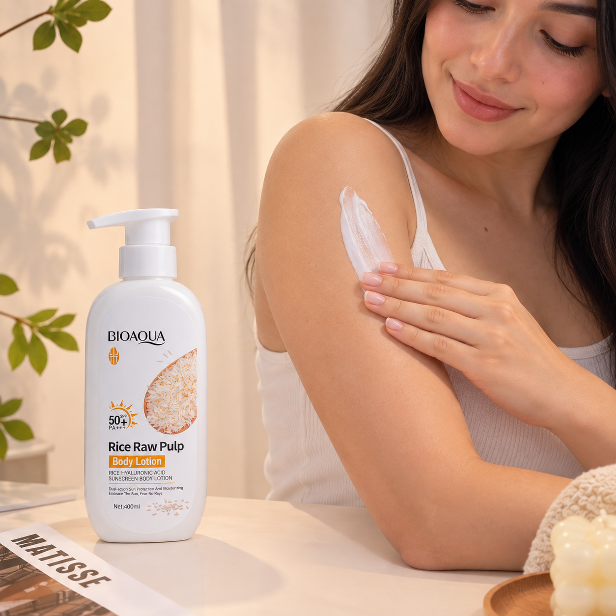 Crema Corporal de arroz 🌾con protector solar_2