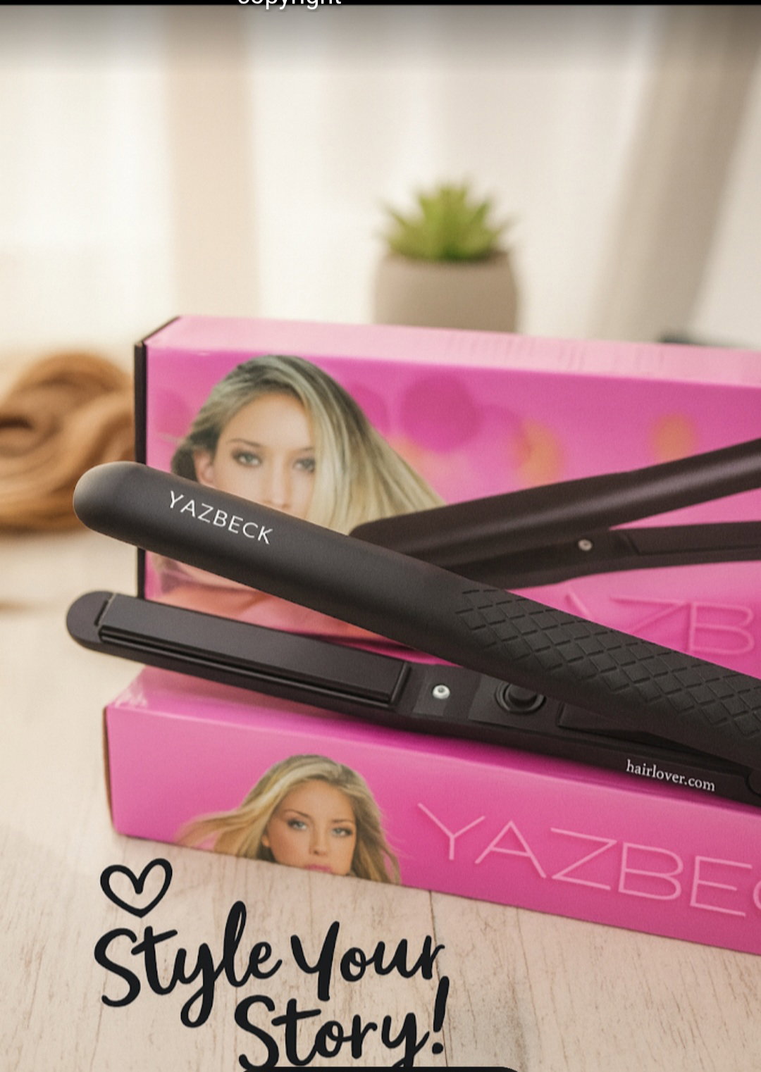 Yazbek Professional Ceramic Hair Straightener