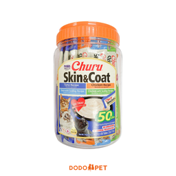 Inaba Churu Skin & Coat Variety Treats (50 pieces x 14g)
