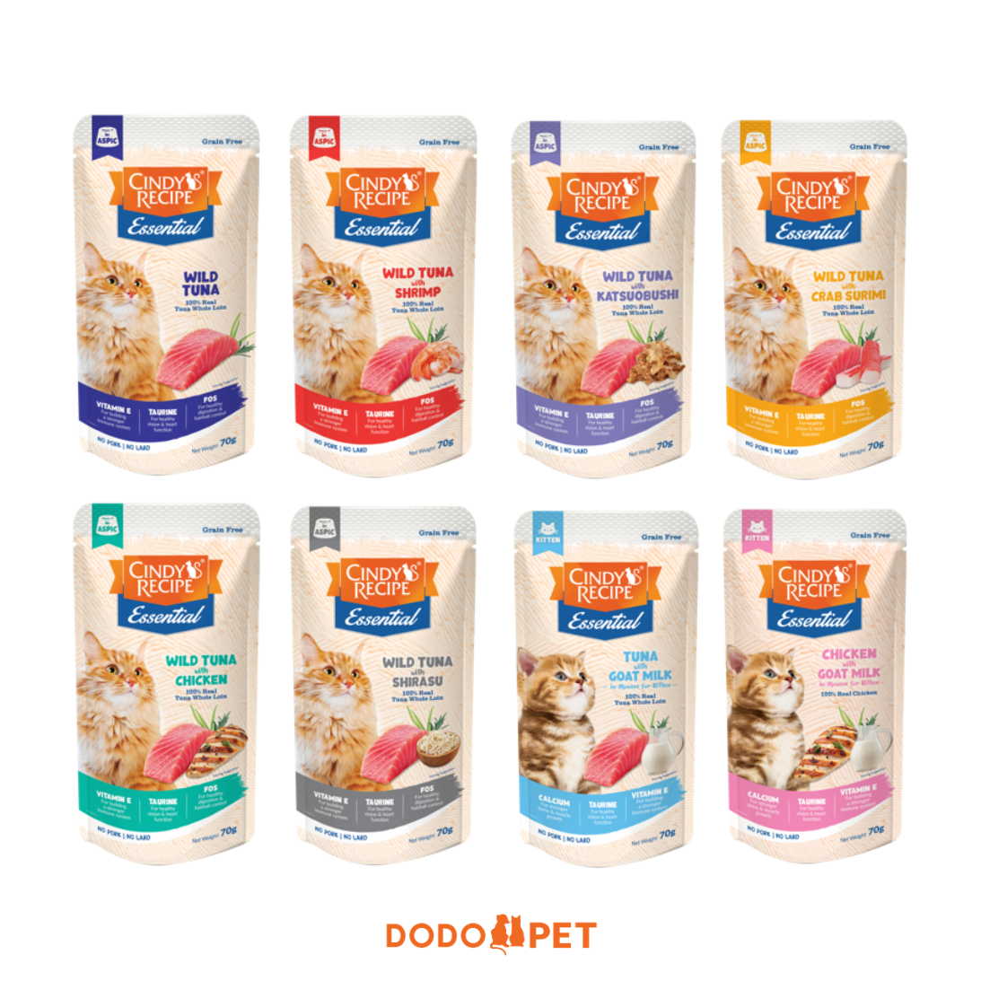 Cindy's Recipe Essential Cat Pouch (70g)_0