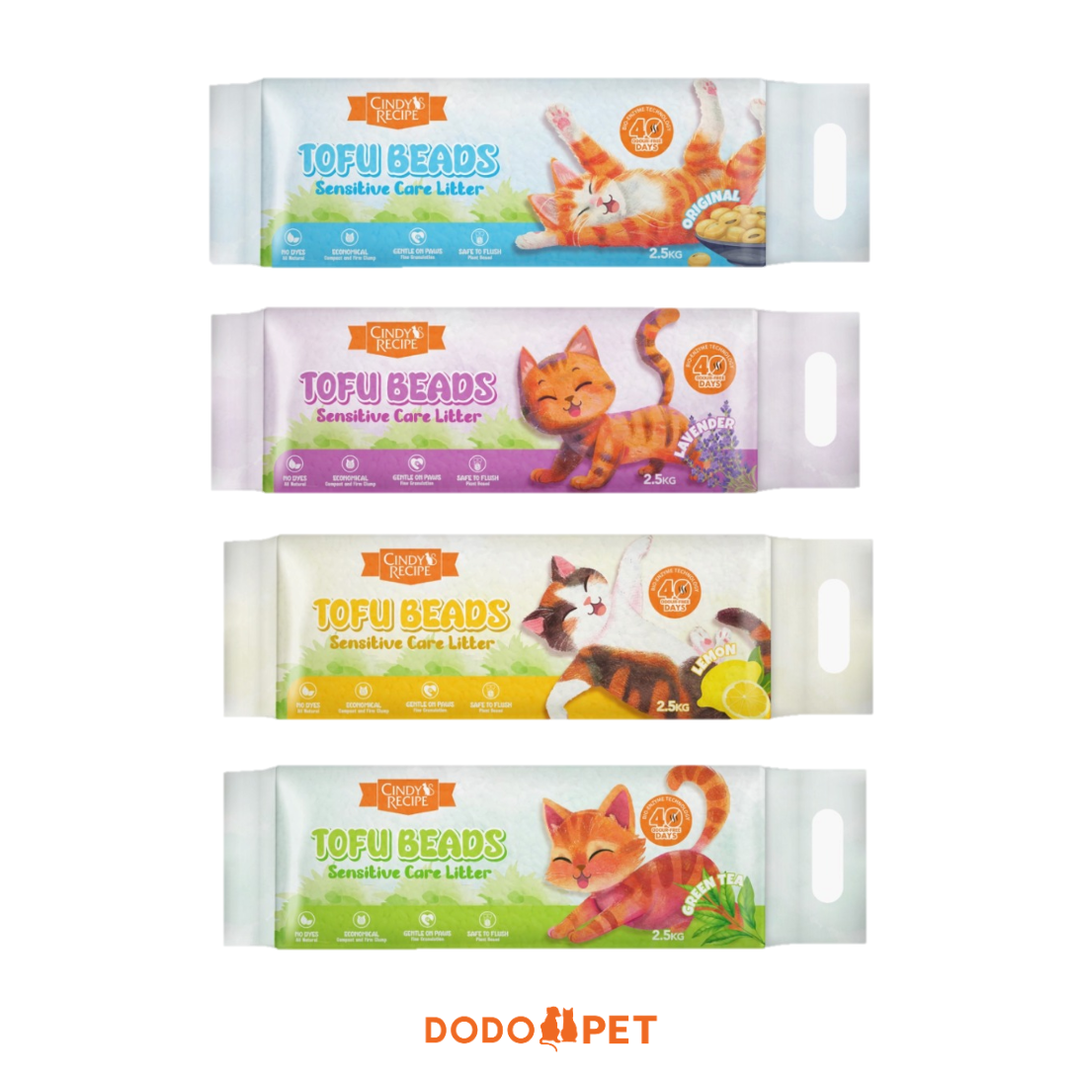 Cindy's Recipe Tofu Beads Cat Litter (2.5kg)