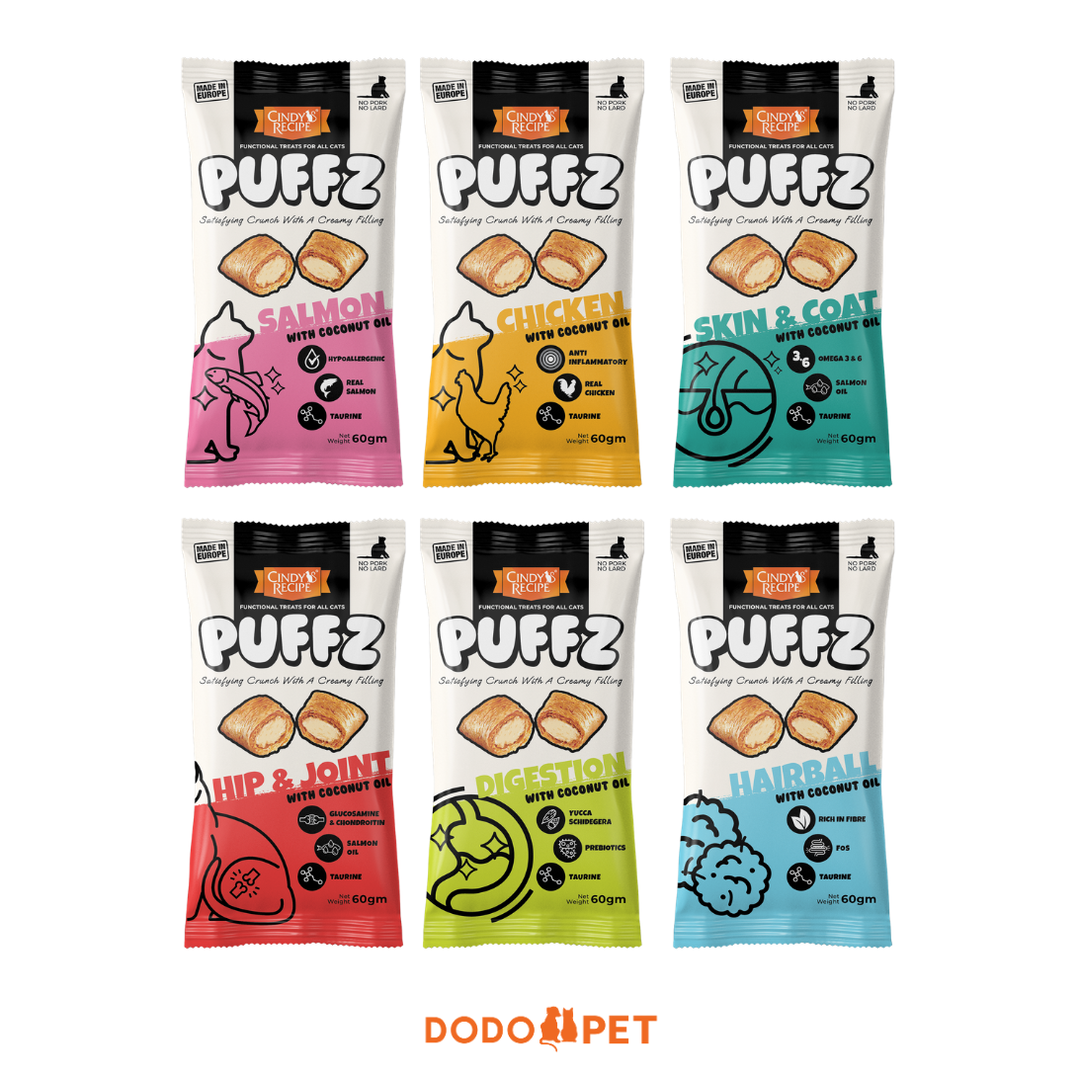 Cindy's Recipe Puffz Cat Treats (60g)