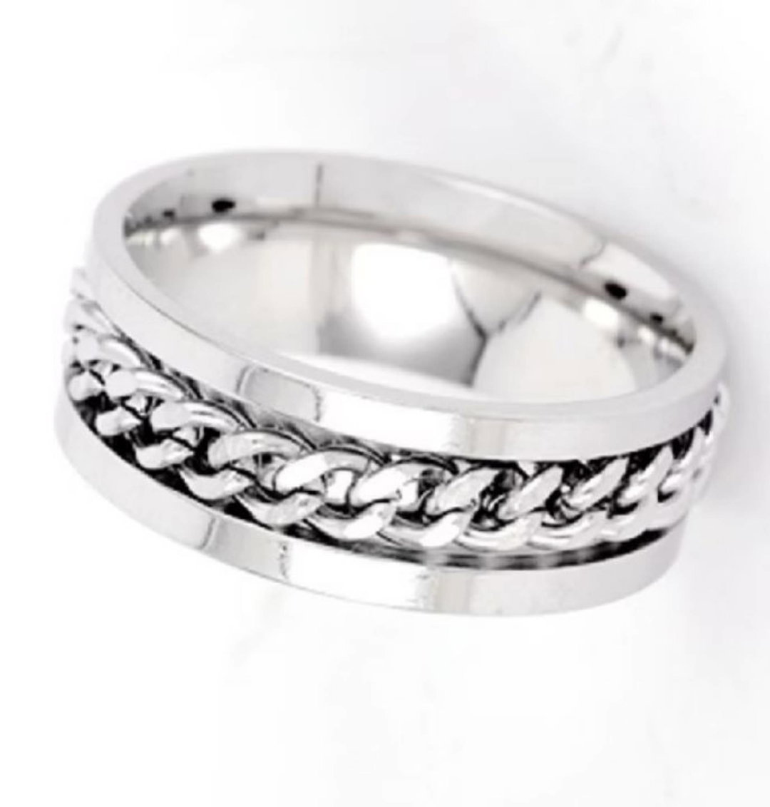 Cincin Rantai Putar Anti Karat - Stainless Steel Anti Karat Tidak Luntur