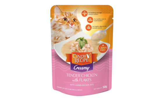 Cindy's Recipe Creamy Cat Pouch (50g)_1