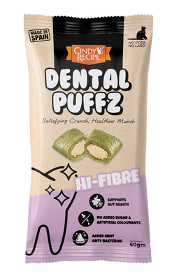 Cindy's Recipe Dental Puffz Cat Treats (60g)