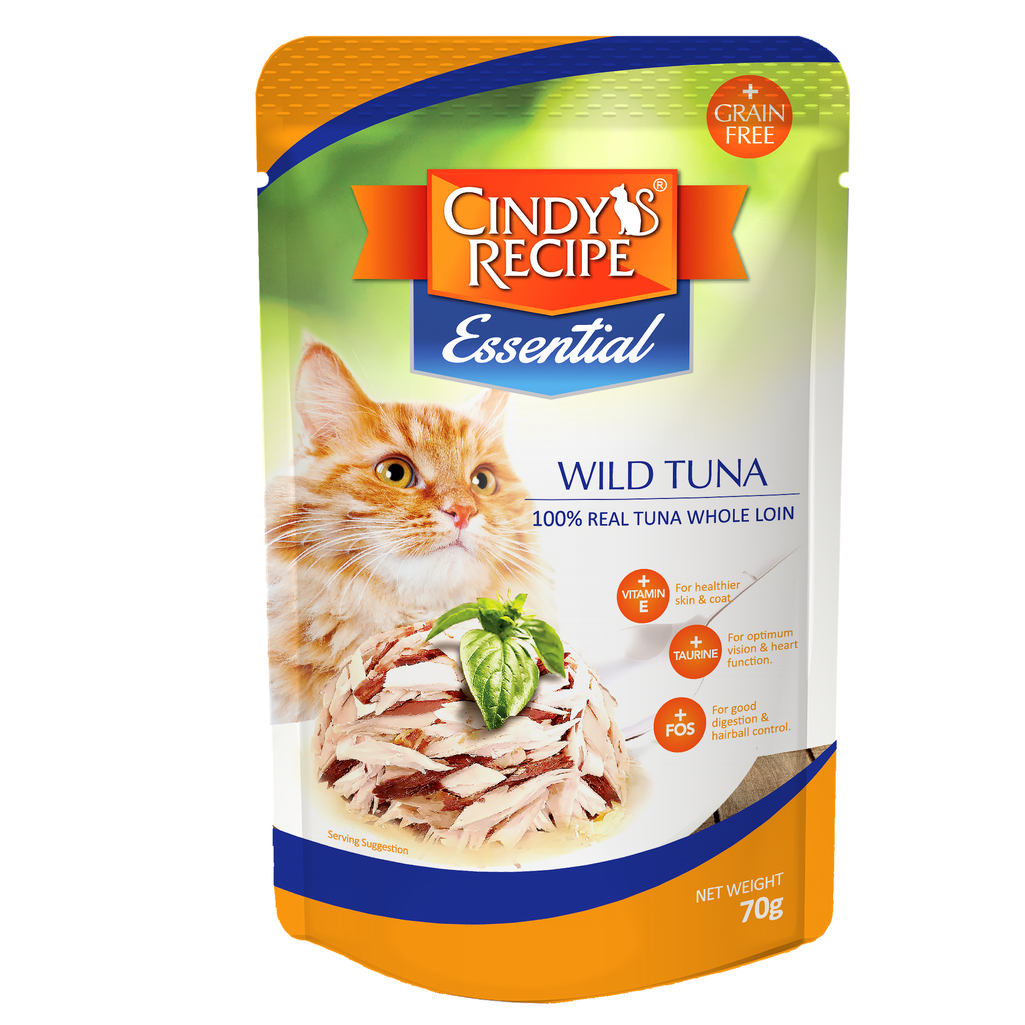 Cindy's Recipe Essential Wet Cat Food Pouch 70g | Grain-Free_1