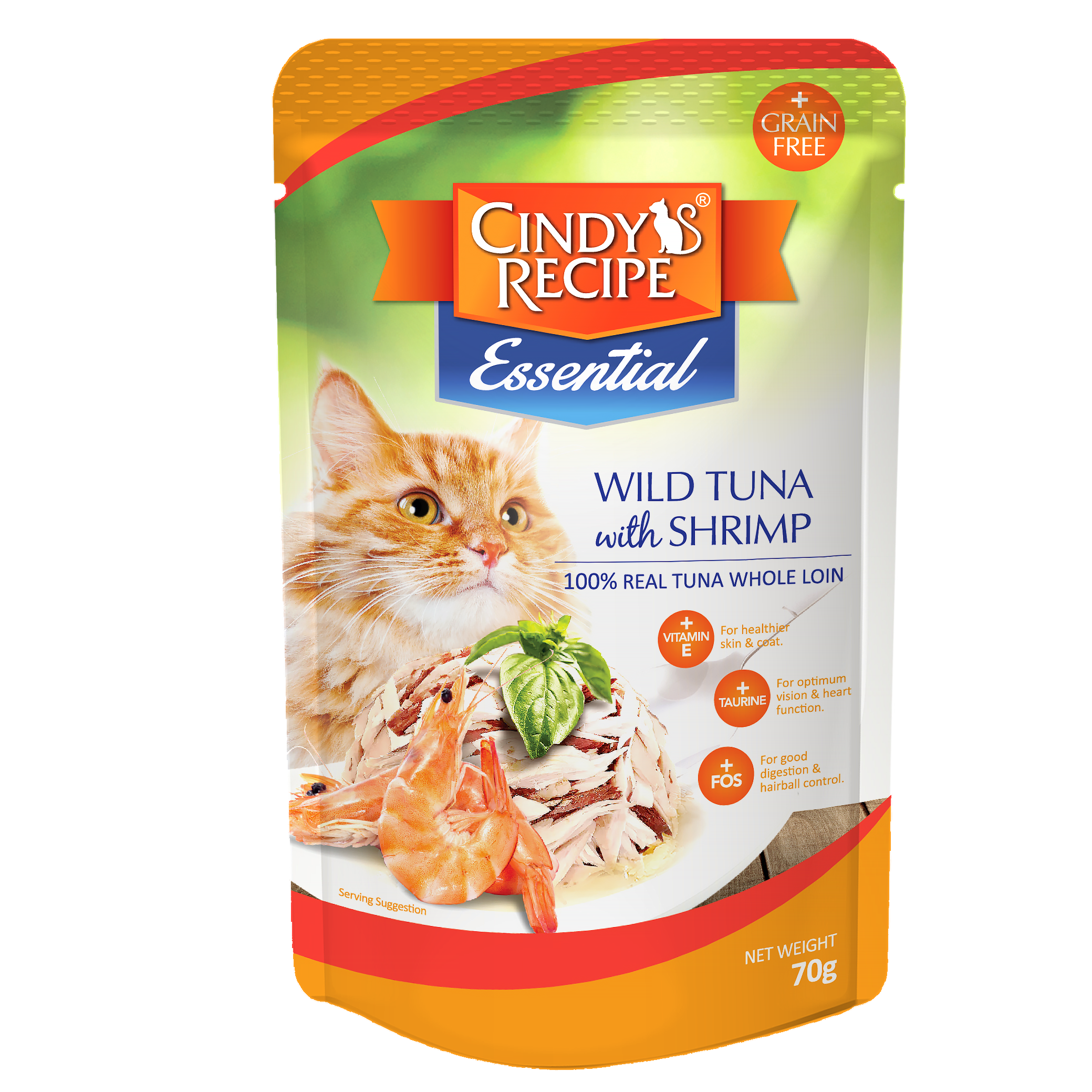 Cindy's Recipe Essential Wet Cat Food Pouch 70g | Grain-Free_2