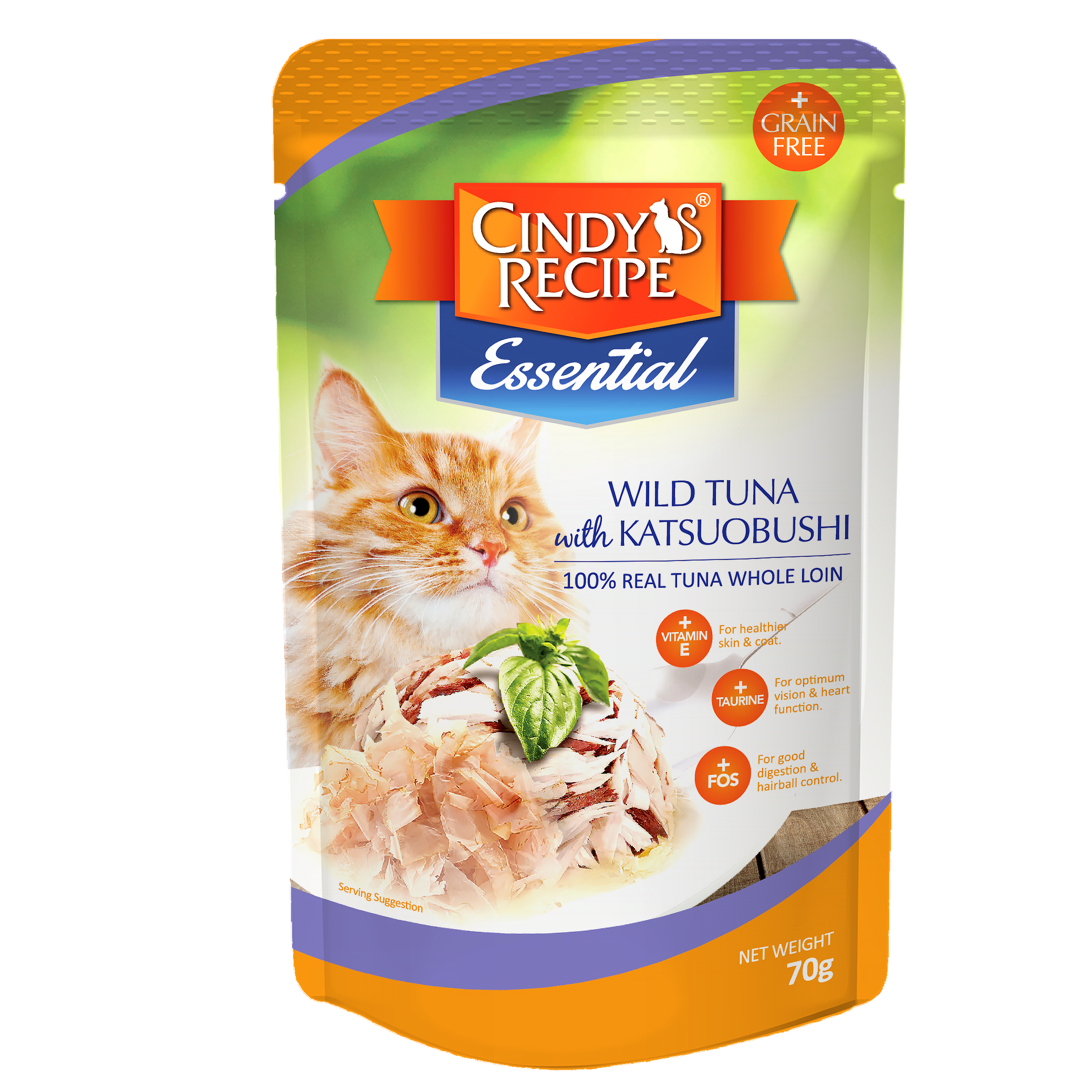 Cindy's Recipe Essential Wet Cat Food Pouch 70g | Grain-Free_3