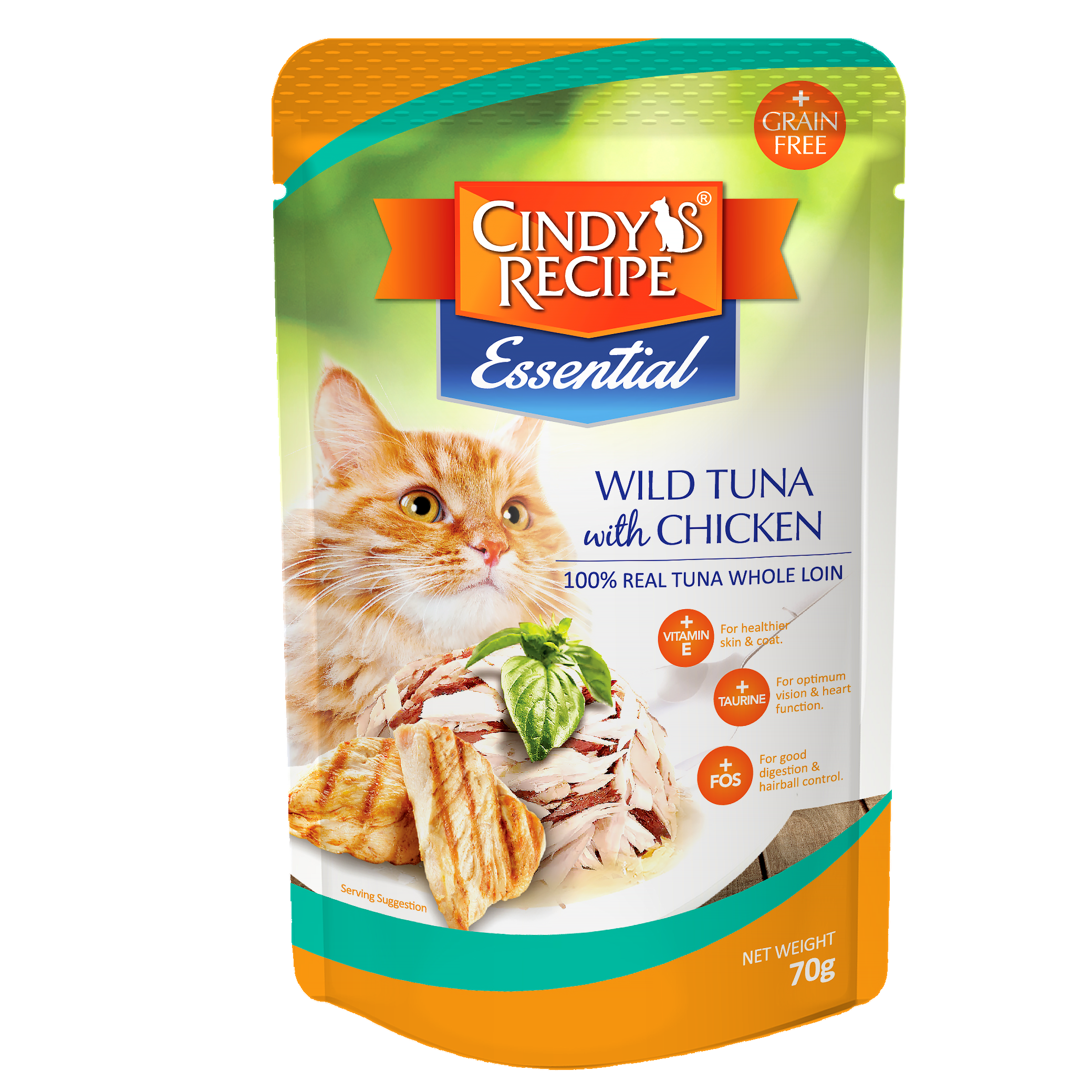 Cindy's Recipe Essential Wet Cat Food Pouch 70g | Grain-Free_5