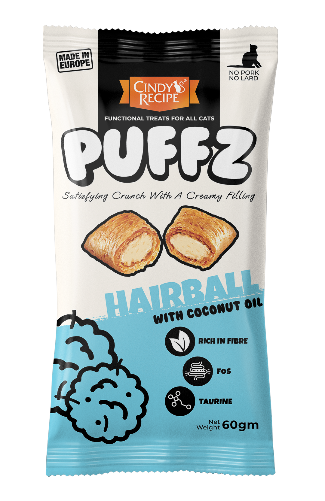 Cindy's Recipe Puffz Cat Treats (60g)_2