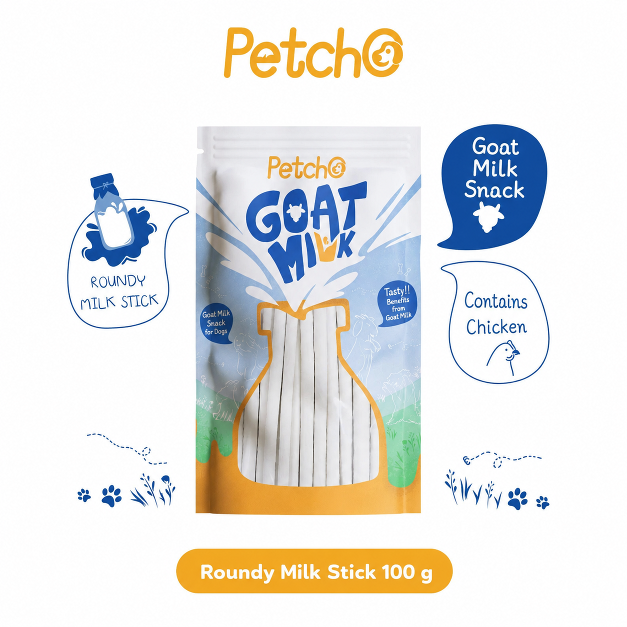 [Pre-order] Goat Milk Dog Treats 100g_2