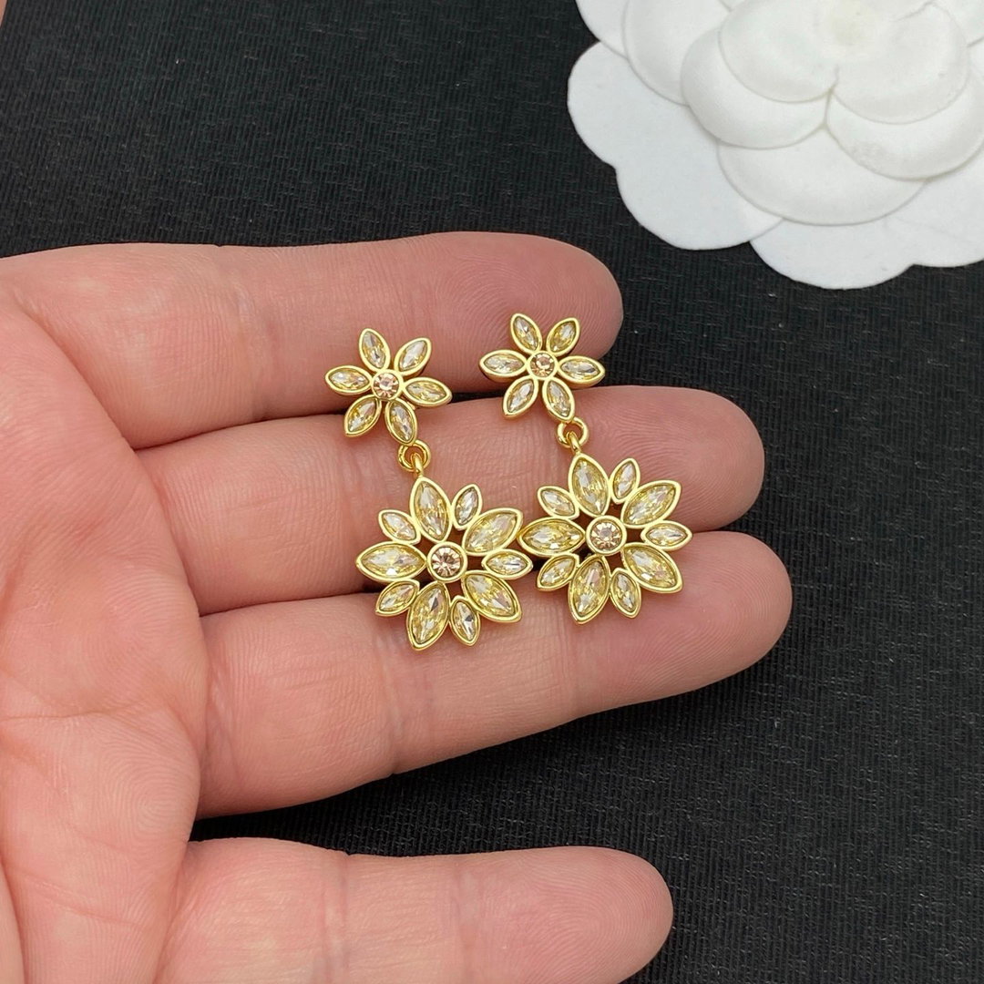 Dior earrings arrive at 