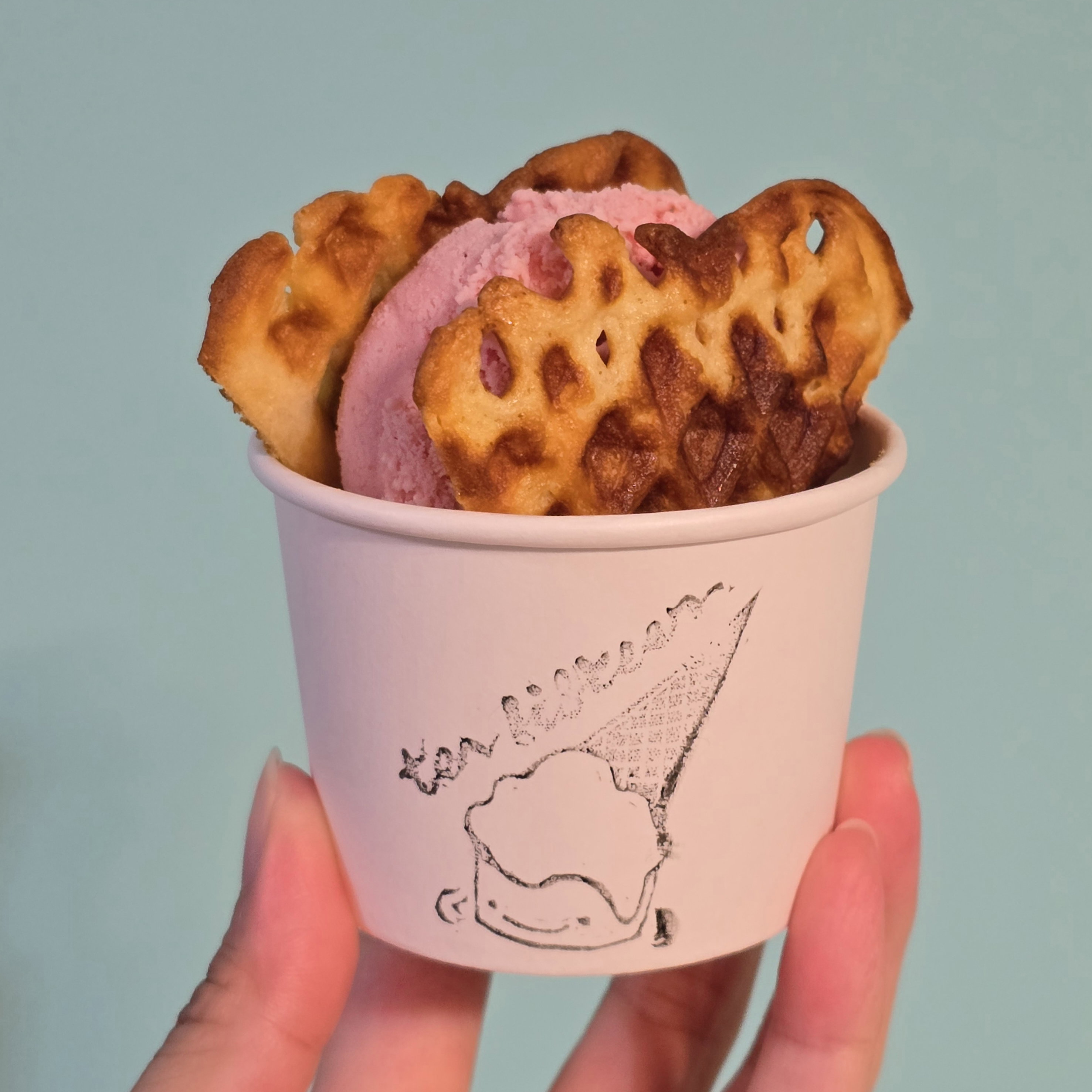 Mini Heart Wafflewich