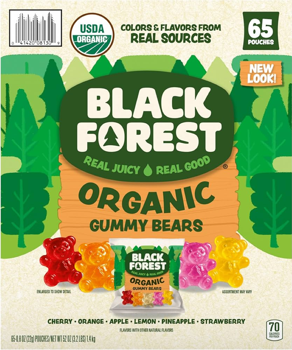CUS002_🐻 🍎 Black Forest 有機小熊軟糖 (Organic Gummy Bears)
