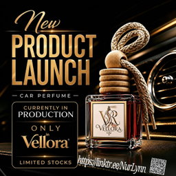 **VELLORA SCENTIQUE ON WHEELS — PREMIUM CAR PERFUME**